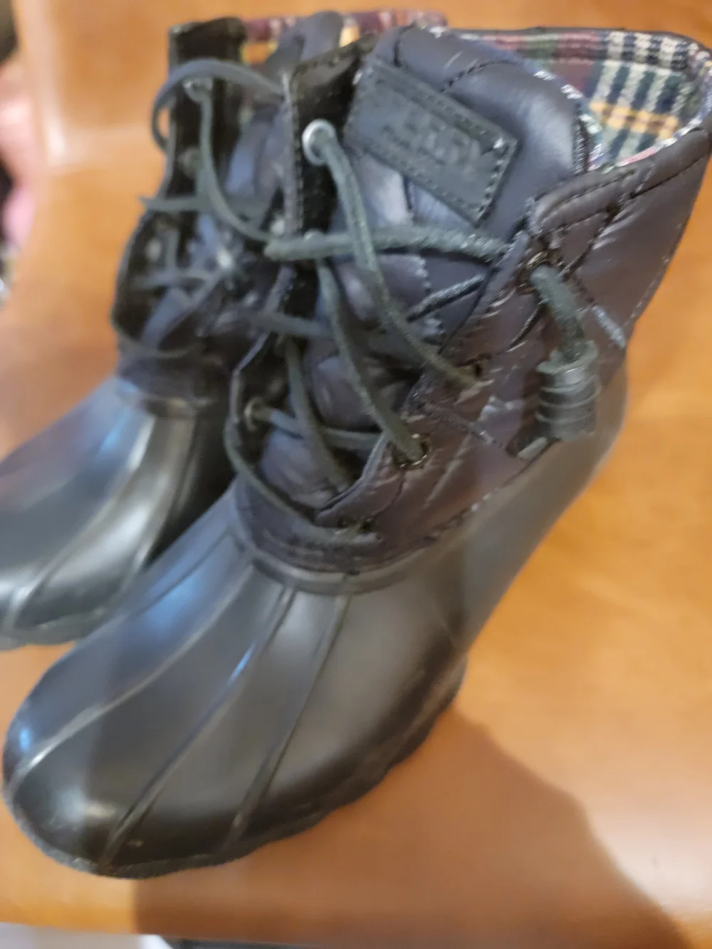 Sperry Black Duck Boots